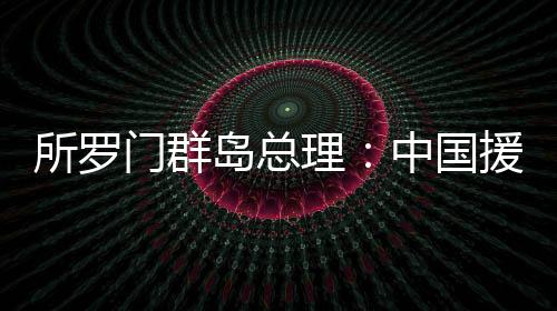 所罗门群岛总理👷🏿‍♀️：中国援建体育场馆项目是所中合作的缩影
