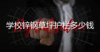 学校锌钢草坪护栏多少钱一平方米