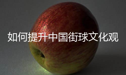 如何提升中国街球文化观众体验感👇🏿🩸？这项赛事这样实践