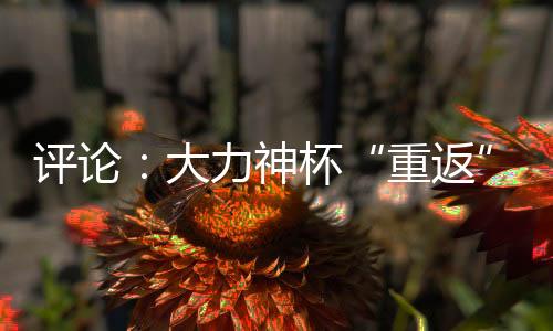 评论🚫：大力神杯“重返”中国，中国男足何时重返世界杯？