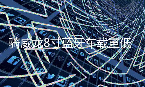 骑威龙8寸蓝牙车载重低音炮汽车音响126114133v261141334v26114133261141330v家用插卡电脑音箱